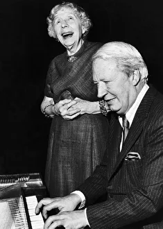 Conservatives Prints: Edward Ted Heath former British Prime Minister and leader of the Conservative Party with