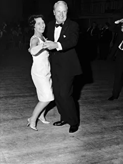 00156 Prints: Edward Ted Heath MP dancing with Mrs Dudley Baker Mayoress of Brighton during