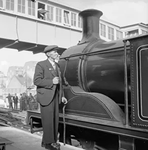 Tube Prints: Edwardian elegance: well turned-out retired engine driver Herbert Turner, 78