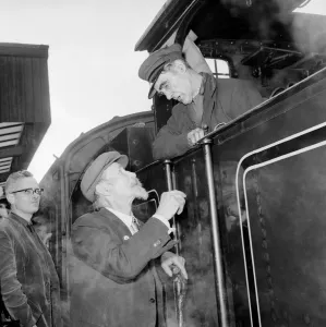 Edwardian elegance: well turned-out retired engine driver Herbert Turner, 78