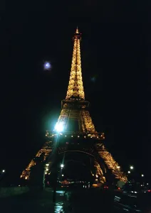 The Eiffel Tower in Paris was the location for Angus Deaytons 40th Birthday Party