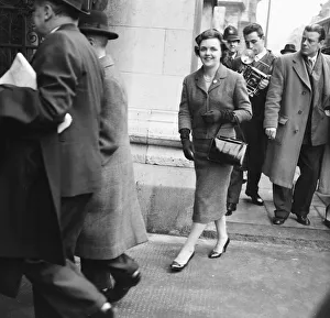 Eileen Parker, wife of Lieutenant Commander Michael Parker