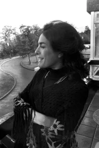Eleanor Bron relaxes before appearing at the City Hall with John Amis
