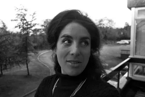 Eleanor Bron relaxes before appearing at the City Hall with John Amis