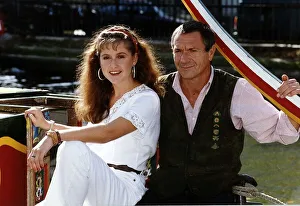 Elizabeth Carling Actress With Michael Elphick Actor Who Are To Star In The New Boon