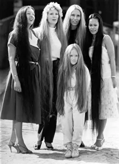Four front Elizabeth, left, with Marie Benson, Helen L Catlow and Juliet Reyes