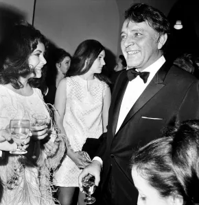Elizabeth Taylor and Richard Burton hosts at the screeming of