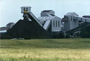 Colliery Prints: Ellington Processing Plant which was threatening pits as it stockpiled coal. August 1993