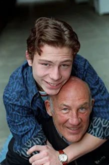 Elliot Moss March 98 With his father former world motor racing champion Stirling