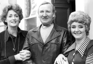 Elspet Gray, Leslie Phillips and Anna Dawson who are appearing at the Theatre Royal