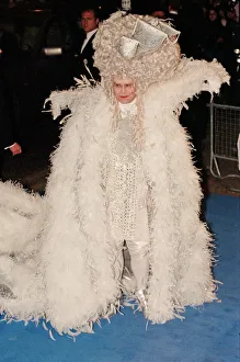 Elton John arriving at his 50th birthday party at Hammersmith Palais. 6th April 1997