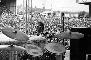 1974 Prints: Elton John fans swarm in to Watfords Vicarage Road ground