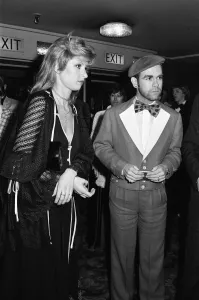 01320 Prints: Elton John with guest at Capital Radios awards to the music industry