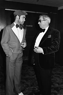 Award Prints: Elton John with Lord George Brown. Lord George Brown made the presentations at Capital