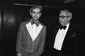 01320 Prints: Elton John with Lord George Brown. Lord George Brown made the presentations at Capital