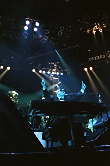 01095 Prints: Elton John performing in concert in Paris during his Reg Strikes Back Tour