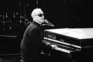 Live Prints: Elton John performing at the Stand by Me: AIDS Day Benefit concert at Wembley Arena