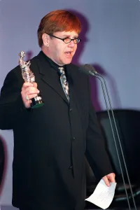 Knighthood Prints: Elton John Singer June 1998 At the Ivor Novello Awards 1998 at the Grosvenor House Park