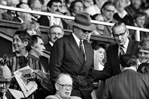 Elton John watching the Coventry City v Watford football match