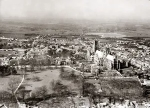 Ely Cathedral Cambridgeshire, The Cathedral was built on the only high ground