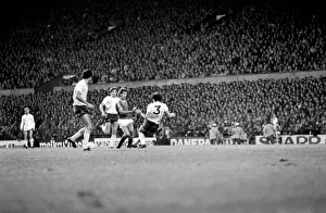 Emglish League Division One match. Manchester United 1 v Tottenham Hotspur 0