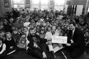 Emley First School staged the first reading of Bill Fordes latest story