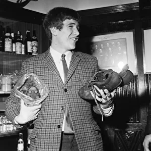 Emlyn Hughes signs for Liverpool from Blackpool at Bloomfield Road