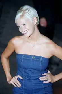 Emma Harrison Actress July 98 Arriving for the premiere of Lost In Space staring