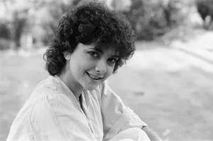 Emma Samms, British actress and currently starring in American daytime television soap