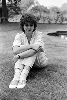Emma Samms, British actress and currently starring in American daytime television soap