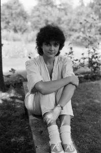 Emma Samms, British actress and currently starring in American daytime television soap