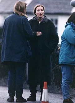 Emma Thompson in Pittenweem during filming of new film The Winter Guest