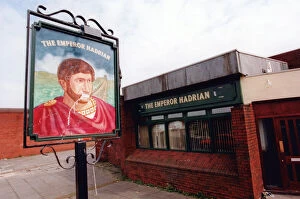 01492 Collection: The Emperor Hadrian pub, at Battle Hill, Wallsend, Tyne and Wear. 6th April 1998