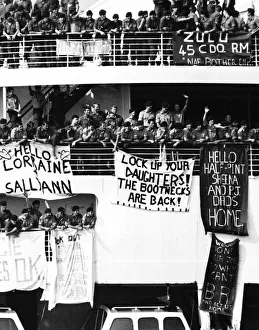 End of Falklands War brought the return of the Canberra into Southampton docks where