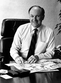 Endell Laird, seen ahead of Newspapers in Education Week. 5th October 1992