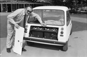 Motoring Prints: The Enfield Electric Car Road Test by Sunday Mirror reporter Roy Spicer