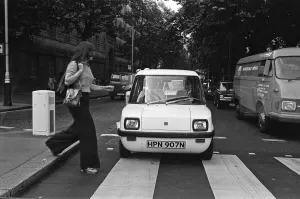 The Enfield Electric Car Road Test by Sunday Mirror reporter Roy Spicer