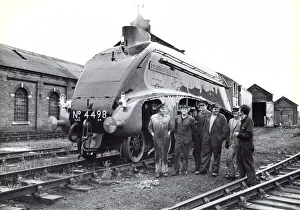 Engine No. 4498 the Sir Nigel Gresley all stoked up and ready to go on 20th July 1975