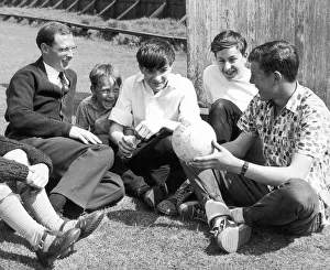 England cricketer Geoffrey Boycott relaxing in his home village. 17th May 1964