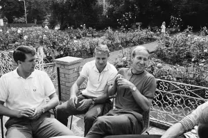 England football players relaxing at their base in Hendon during the 1966 World Cup