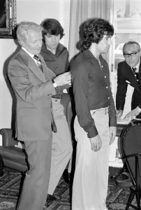 England Football Squad: Liverpool star Kevin Keegan being measured for his new suit with