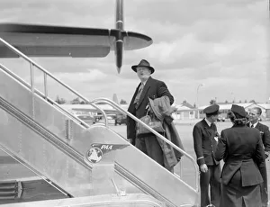The England football squad at London airport just before departing to Brazil to