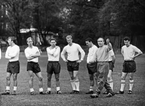 Tracksuit Prints: England Football Squad together during training session ahead of friendly match against