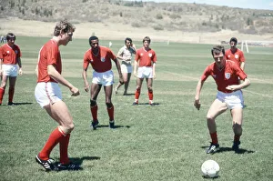England football team attend a training session in Colorado Springs