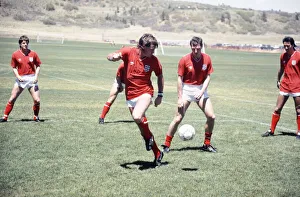 England football team attend a training session in Colorado Springs