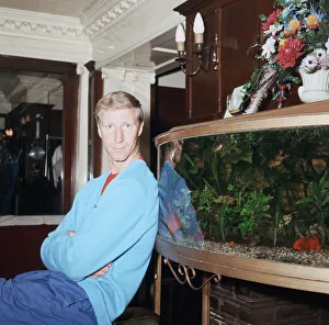 The England football team relaxing at their Hendon hall hotel during the 1966 World Cup