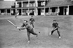 England football team at Roehampton training camp during the 1966 World Cup tournament