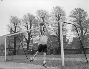 The England football team at the Saffrons, Eastbournes Cricket and Football Ground