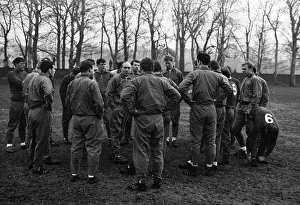 00808 Prints: England football team training session at Bellefield training complex in Liverpool ahead