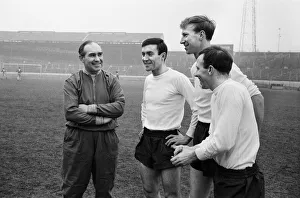 00808 Prints: England football team training session at Stamford Bridge ahead of the British